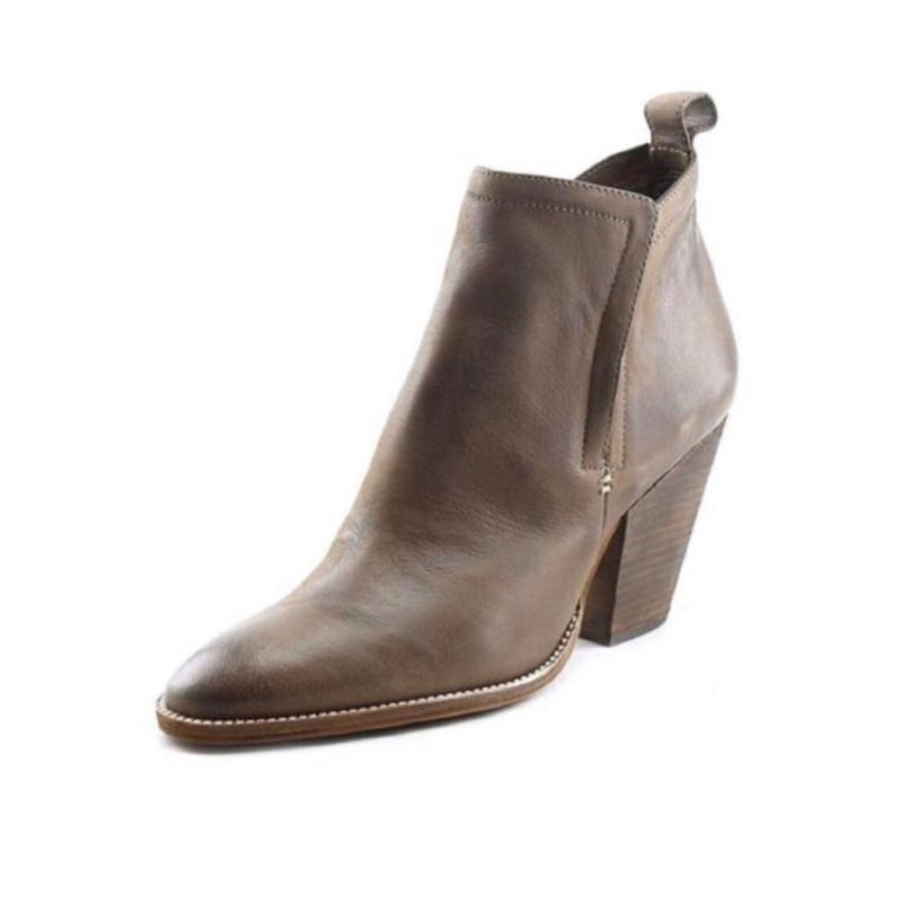Dolce Vita Hastings Bootie in Taupe Leather